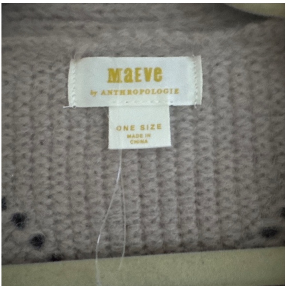 Anthropologie Maeve NEW Cropped Sequin Cardigan/Shrug Sweater OS - Picture 5 of 7